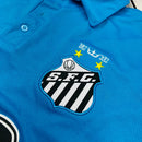 Camisa de Time Santos Polo Azul Retrô Personalizada (Neymar JR)