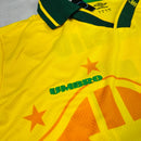 Camisa de Time Seleção Brasileira Amarela Retrô (Personalizada) Romário