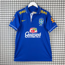 Camisa de Time Seleção Brasileira Polo Azul c/ Patrocínio