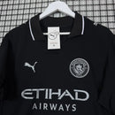Camisa de Time Manchester City Polo Preta 2025
