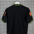 Camisa de Time Seleção Brasileira Polo Preta c/ Patrocínio