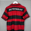 Camisa de Time Flamengo Polo Vermelha Retrô 100 Anos Lubrax
