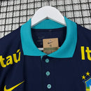 Camisa de Time Seleção Brasileira Viagem Polo Azul Marinho 2025