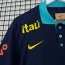 Camisa de Time Seleção Brasileira Viagem Polo Azul Marinho 2025