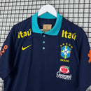 Camisa de Time Seleção Brasileira Viagem Polo Azul Marinho 2025