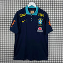 Camisa de Time Seleção Brasileira Viagem Polo Azul Marinho 2025