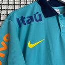 Camisa de Time Seleção Brasileira Viagem Polo Verde Água 2025