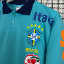 Camisa de Time Seleção Brasileira Viagem Polo Verde Água 2025