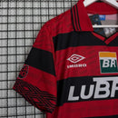 Camisa de Time Flamengo Polo Vermelha Retrô 100 Anos Lubrax