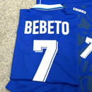 Camisa de Time Seleção Brasilera Azul Retrô 1994 (Bebeto 7)